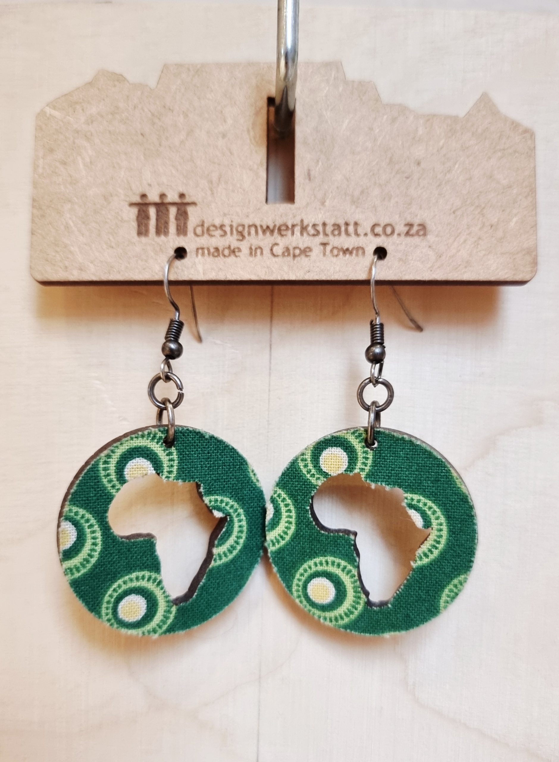 Africa Earrings Circle, Small
