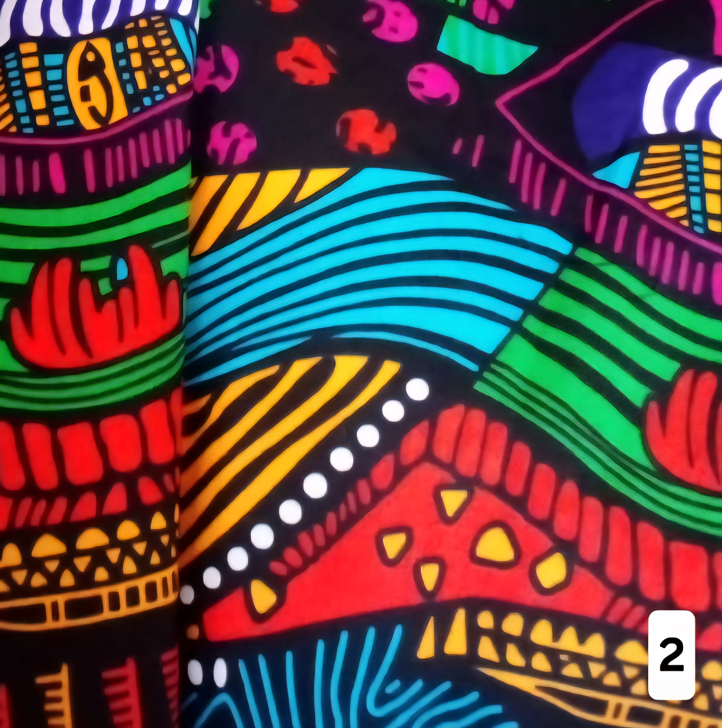 Afrikkalainen Flora hame, pitkä - Image 4