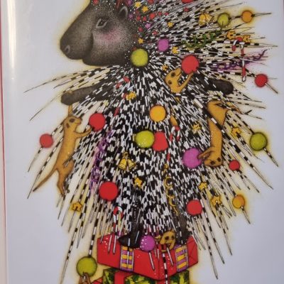 Joulukortti 5 kpl, piikkisika